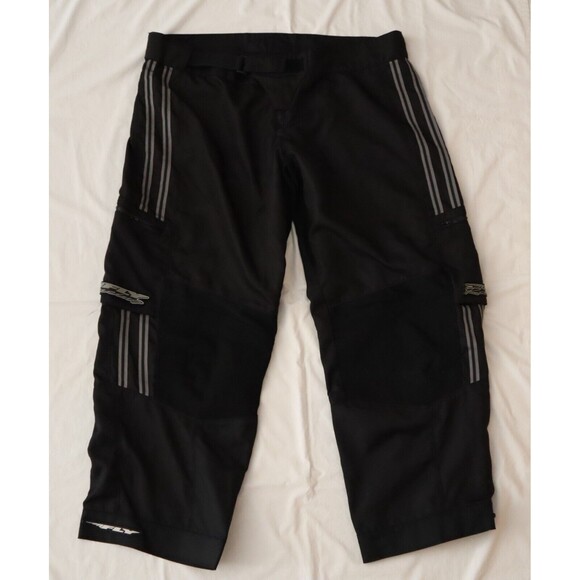 Fly Racing Free Ride Motocross Pants Mens 48 Black 48x35.5 Reflective Stripes - Picture 1 of 10